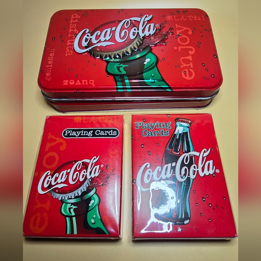 Coca-Cola Playing Cards in Tin Box